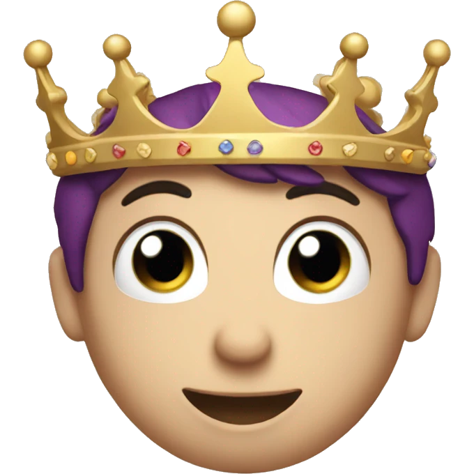 Instagram emoji with crown emoji