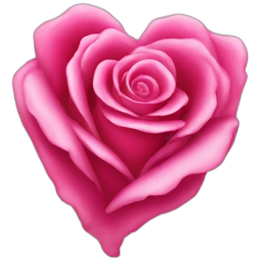 Coeur rose emoji