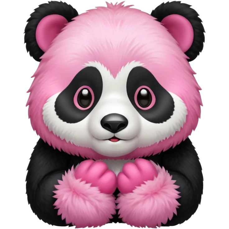 Panda rosa emoji