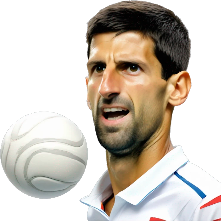 Novak Djokovic emoji