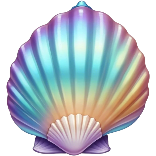 Pretty seashell emoji
