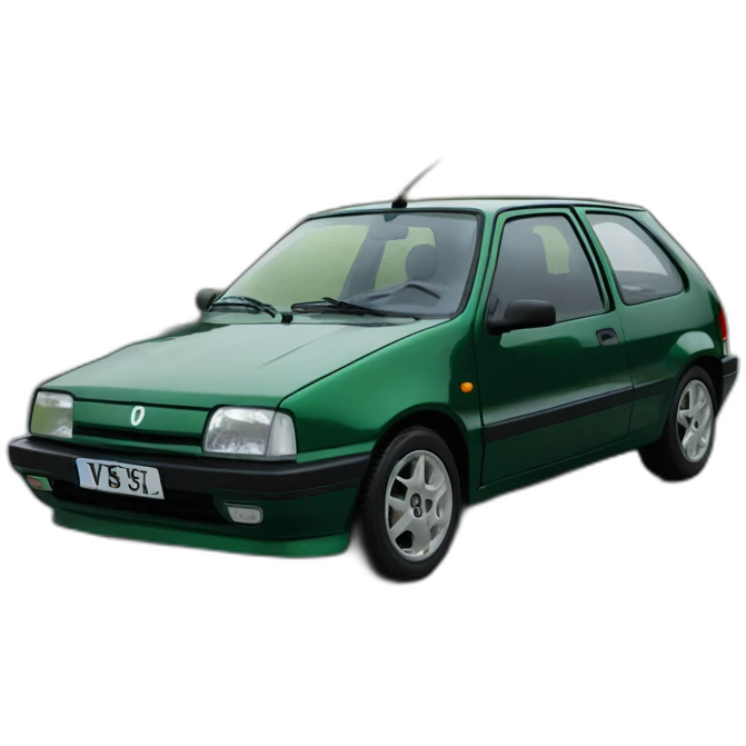 Saxo vts rallye dark green emoji