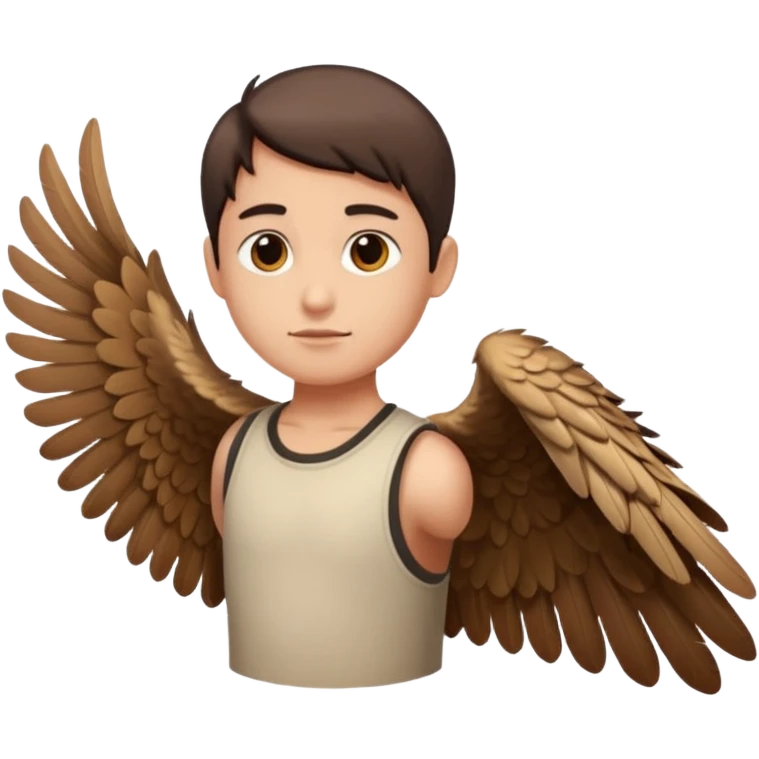 only one wing facing left direction emoji