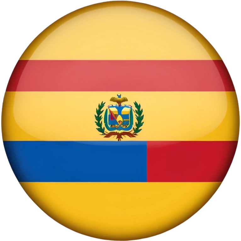 Bandera de colombia circular emoji