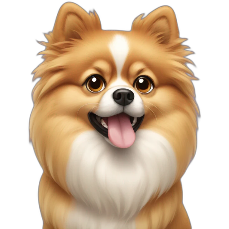 Dog pomerania emoji