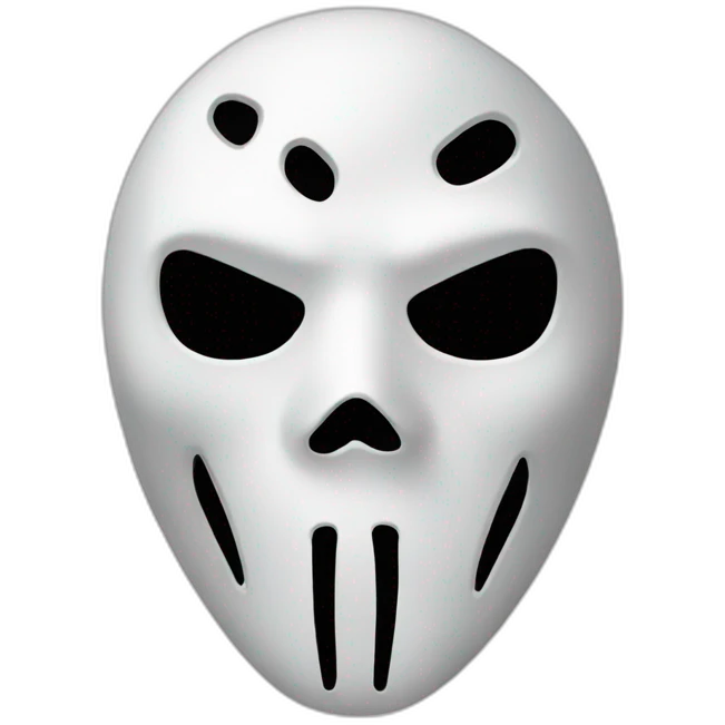 Ghostface mask emoji