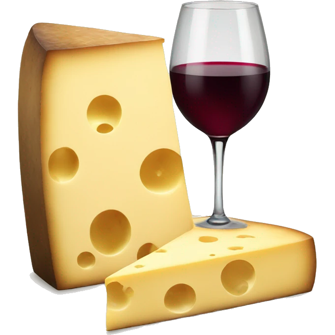 Cheese and wine emoji
