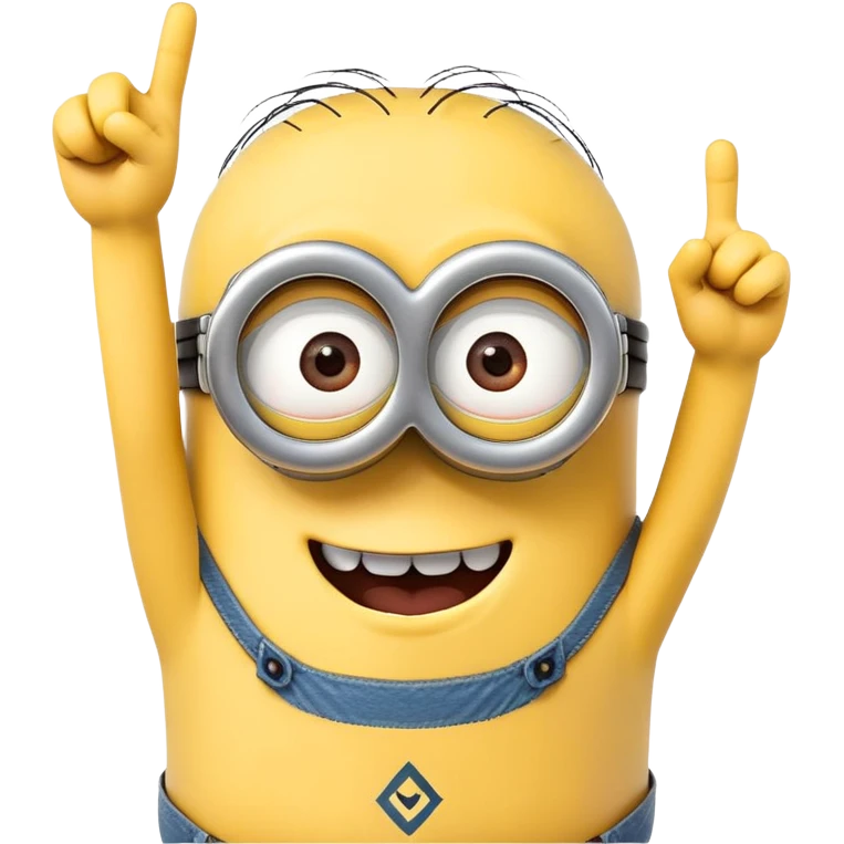 Minion qui fait un doigt emoji