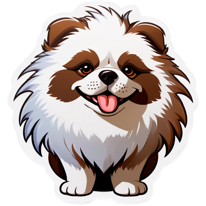 Fluffy dog rich emoji