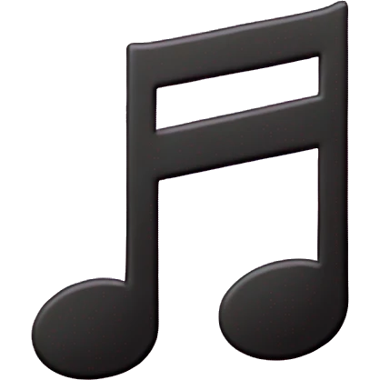 Pink music sign emoji