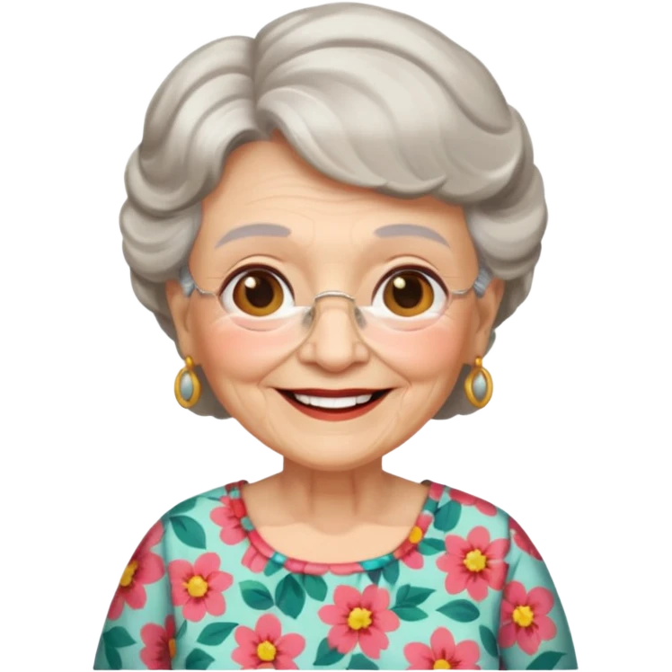 Imoji grandma emoji