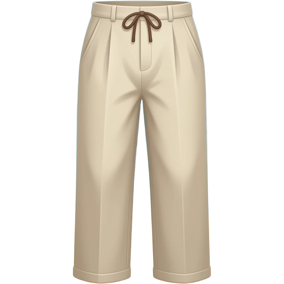 beach long linen pants emoji