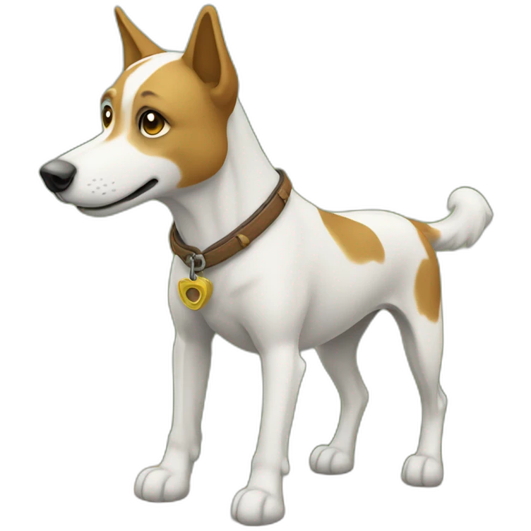 Chien sur un cheval emoji