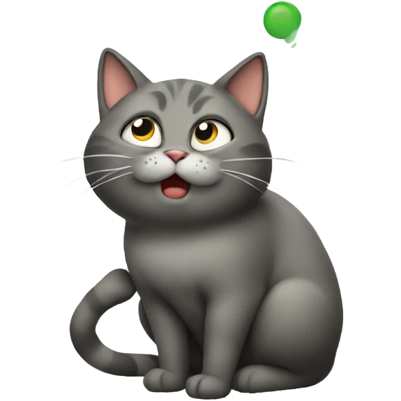 Cat farting  emoji