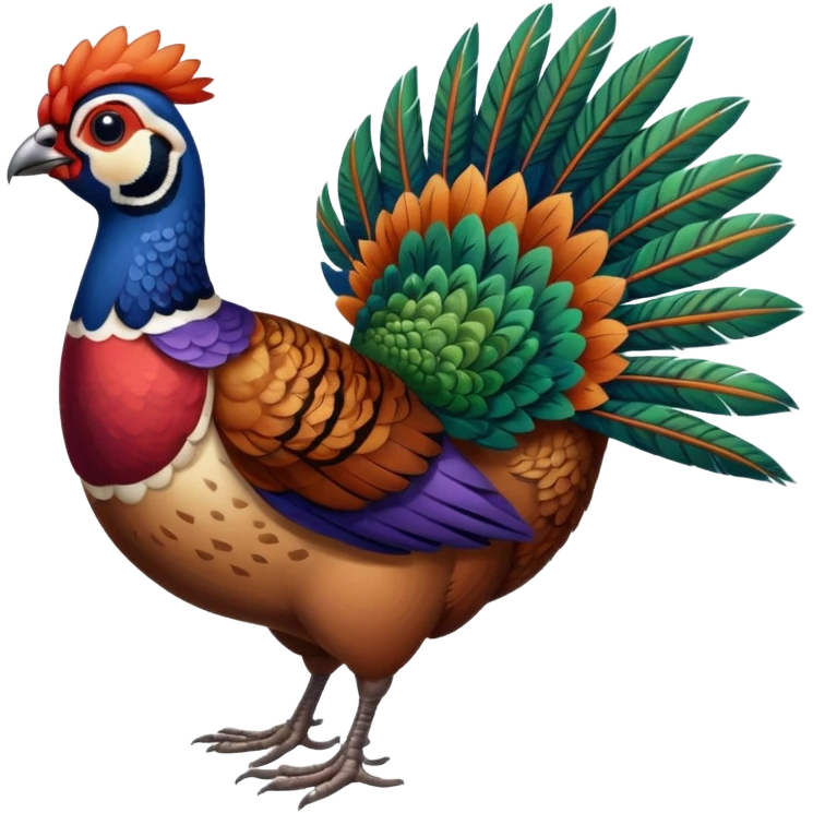 pheasant cute emoji