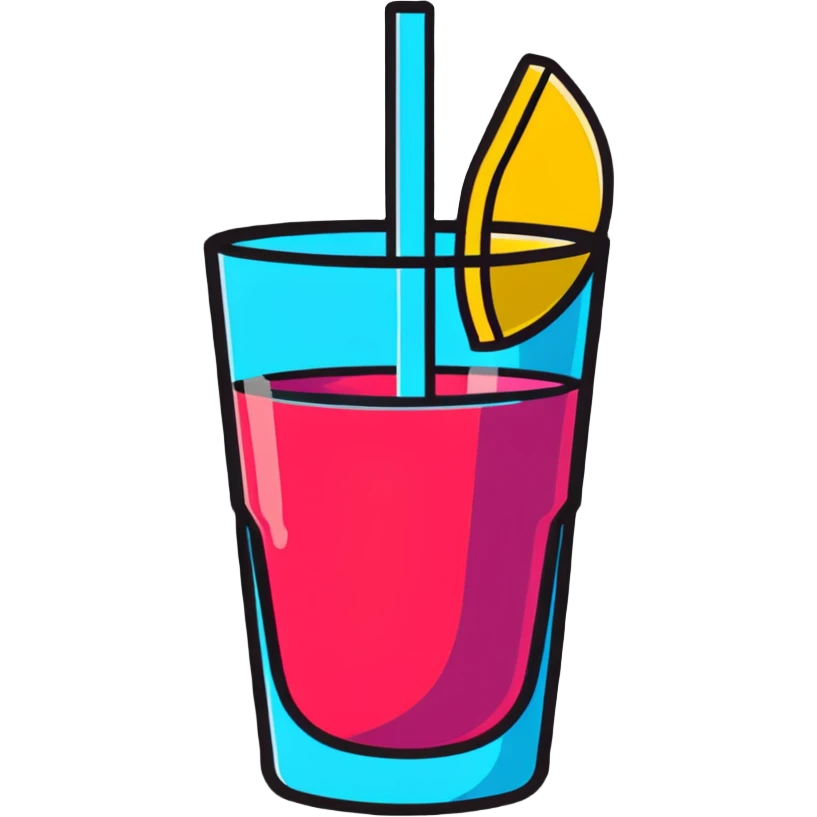colorful drink emoji