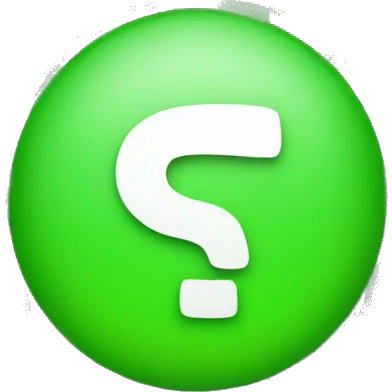 Green Check mark black background emoji