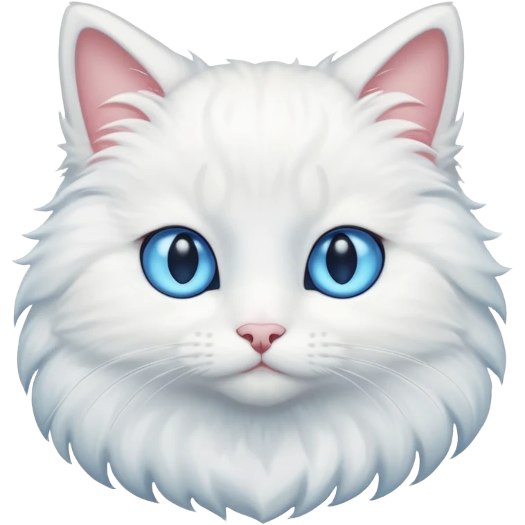 White cat body  emoji