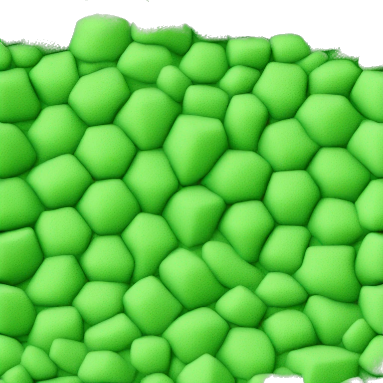 green flat square dish sponge emoji