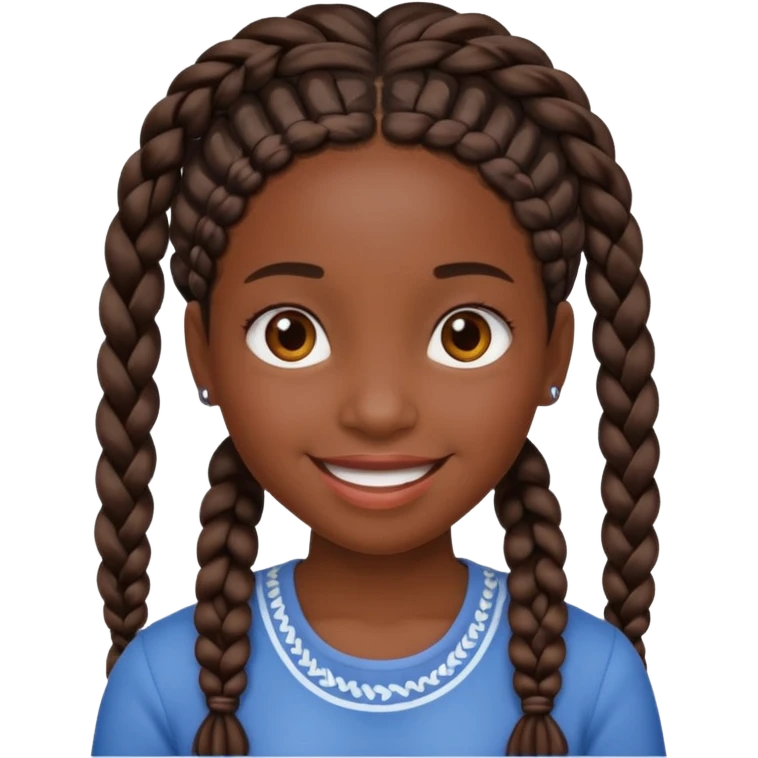 Barca niña Negrita emoji