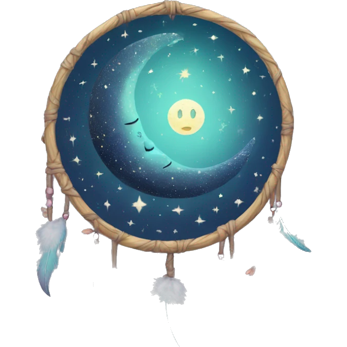 moon-and-stars-dreamcatcher emoji