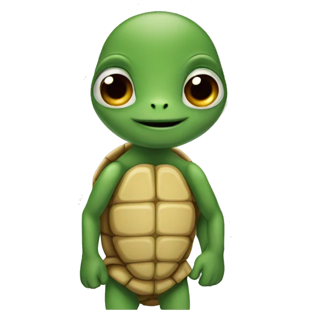 Human turtle emoji
