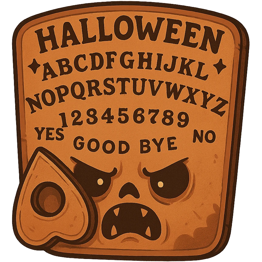 Halloween Ouijaboard, make it scary, remove background  emoji
