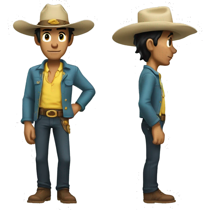Normal skin lucky luke emoji