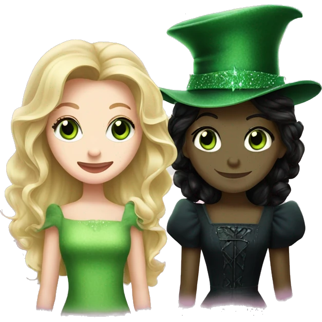 Elphaba and Glinda emoji
