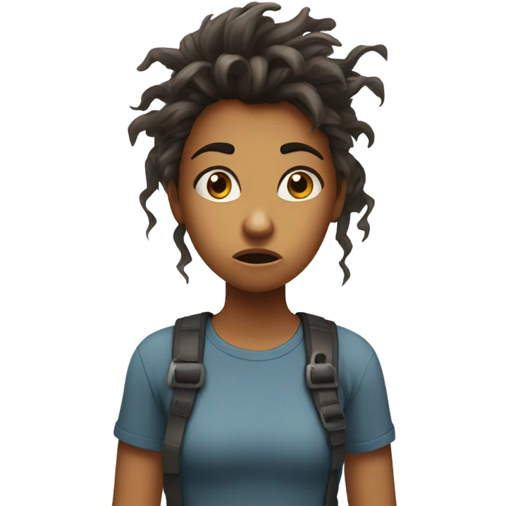 Mad girl ￼ emoji