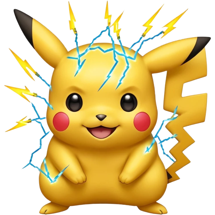 The Pokemon pikachu emoji