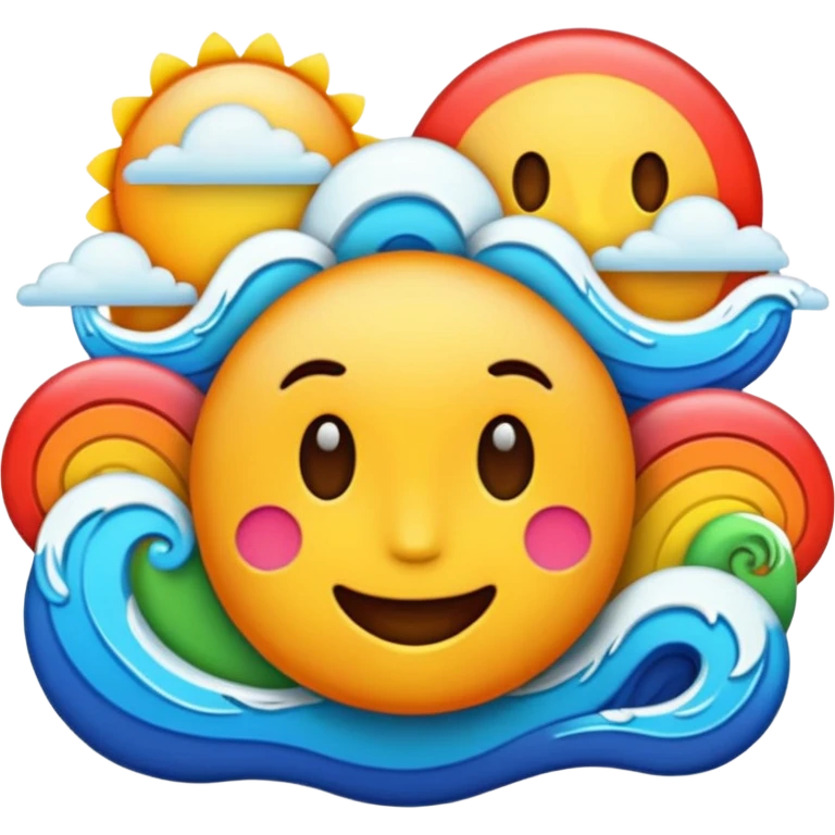 mural painting emoji