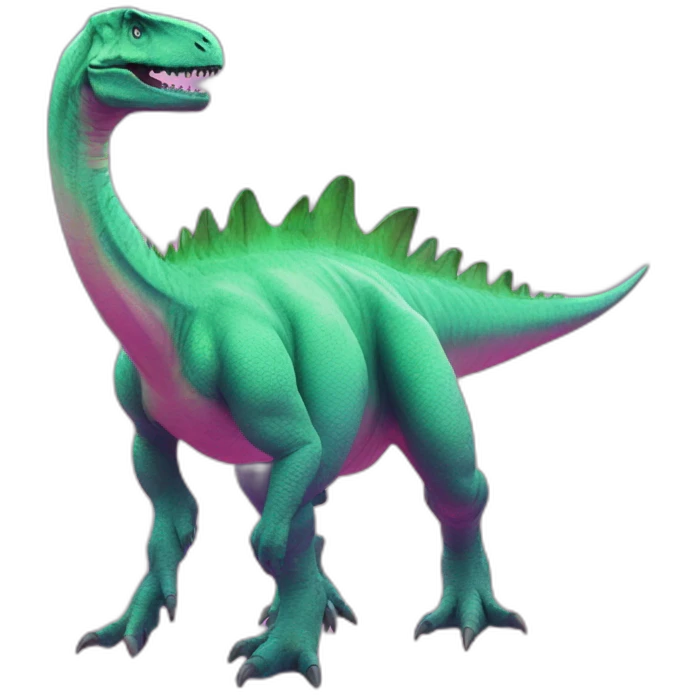 Vaporwave DINOSAUR emoji