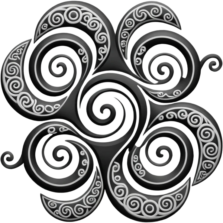 Unity Māori koru design at top emoji