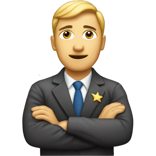 Computer engineer with stars emoji