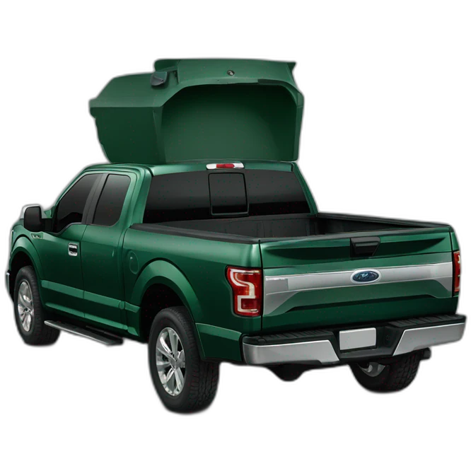 Dark green f150 emoji
