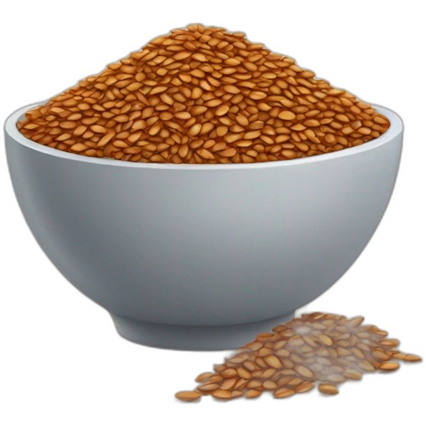 flax seeds emoji