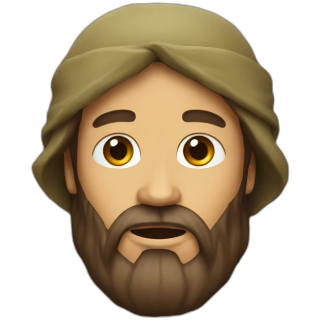 Jesus replacing the ear of a soldier emoji