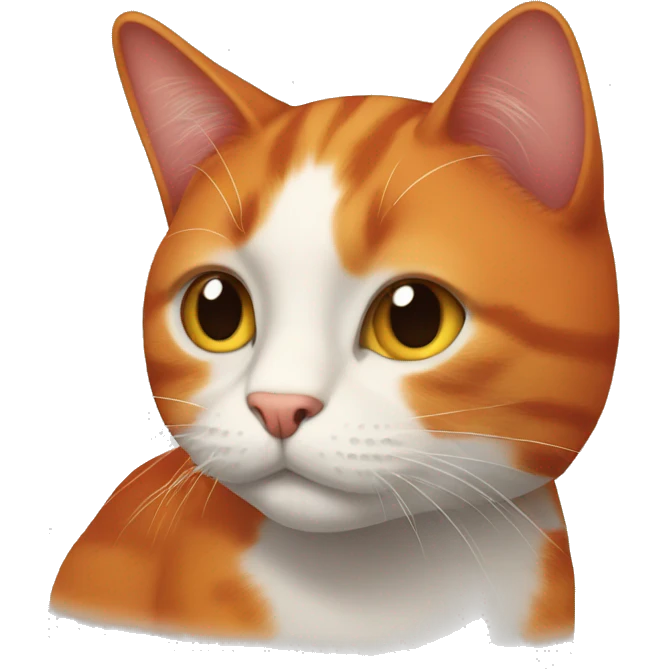 red cat emoji