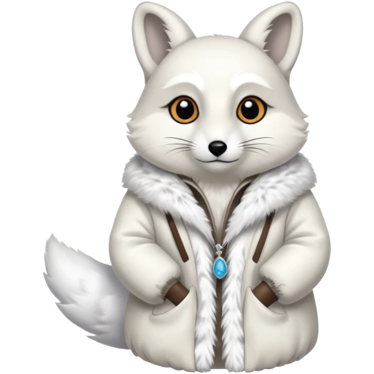 Ermine-Snowshoe-Hare-Arctic-Fox-Snowy-Owl-fusion-hybrid emoji
