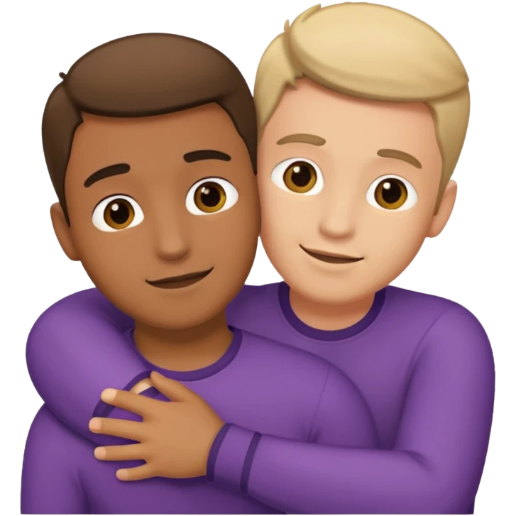 Two gay guys on top of each other emoji