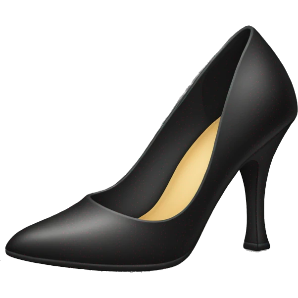 black high heel  emoji