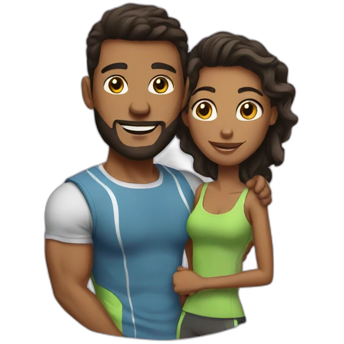 fit couple emoji