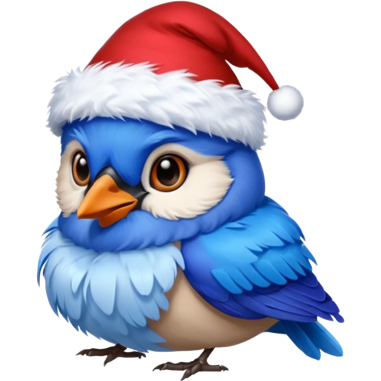 Christmas Jays with red hat emoji