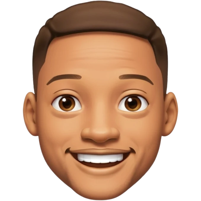 Will Smith smiling emoji emoji