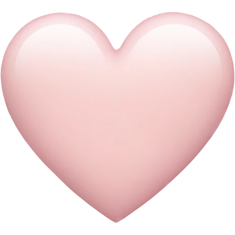 pale pink heart emoji