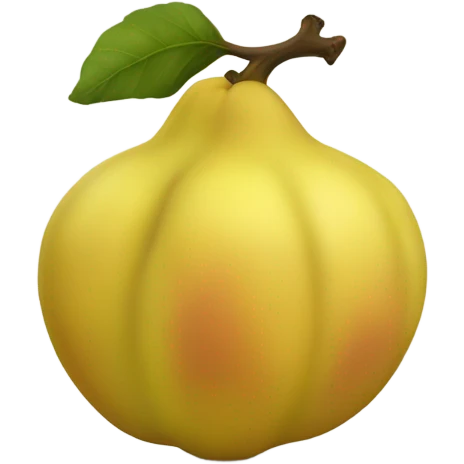 Quince fruit emoji