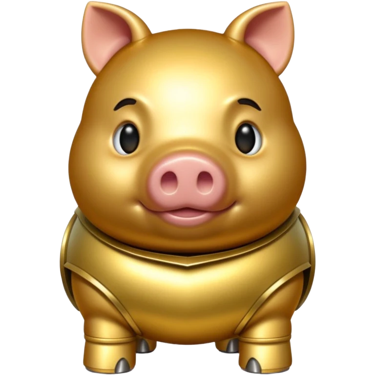 armored piggy emoji