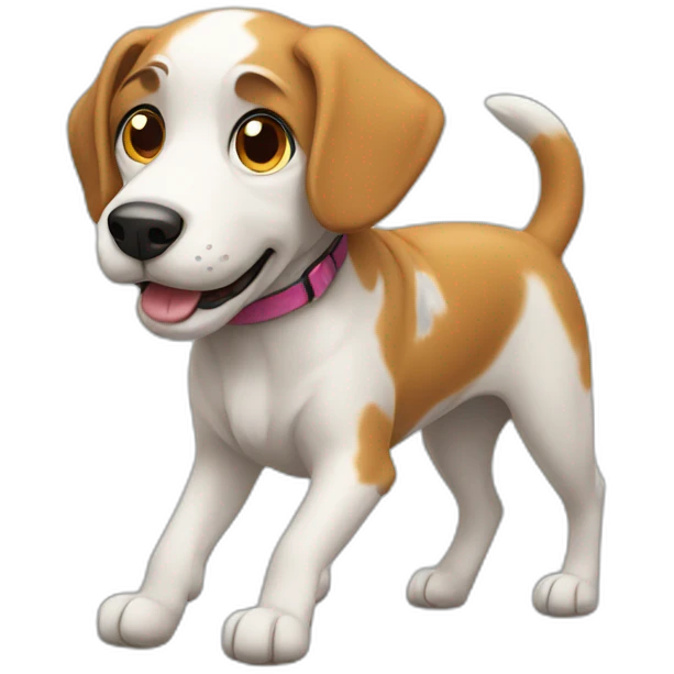dog walking emoji