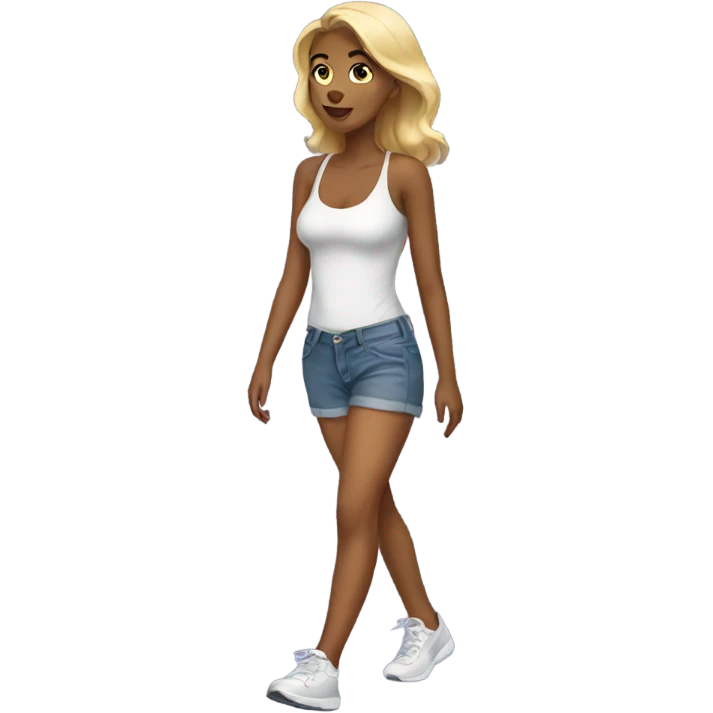 Hot girl walk emoji